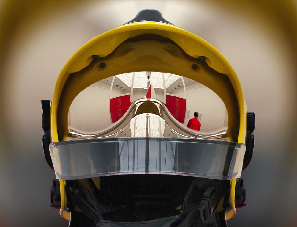 Yellow Helmet Gallery by Henk van Maastricht — canvas wall art