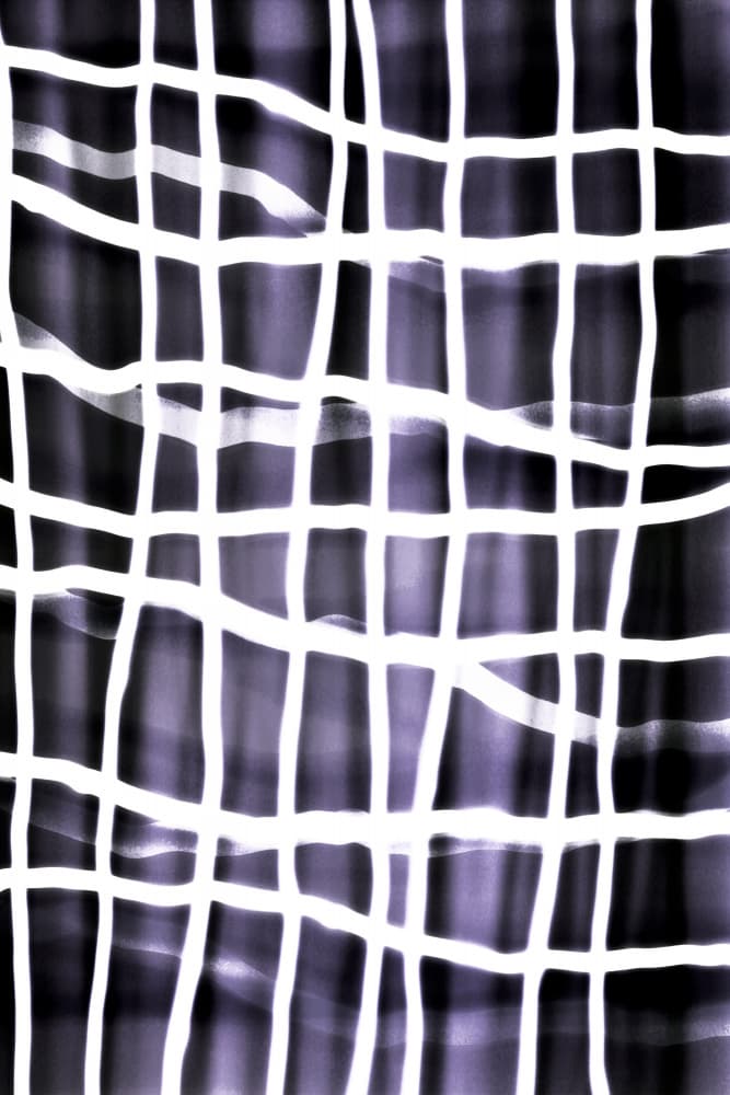 Indigo Abstract Grid by Christina Sillen — canvas wall art