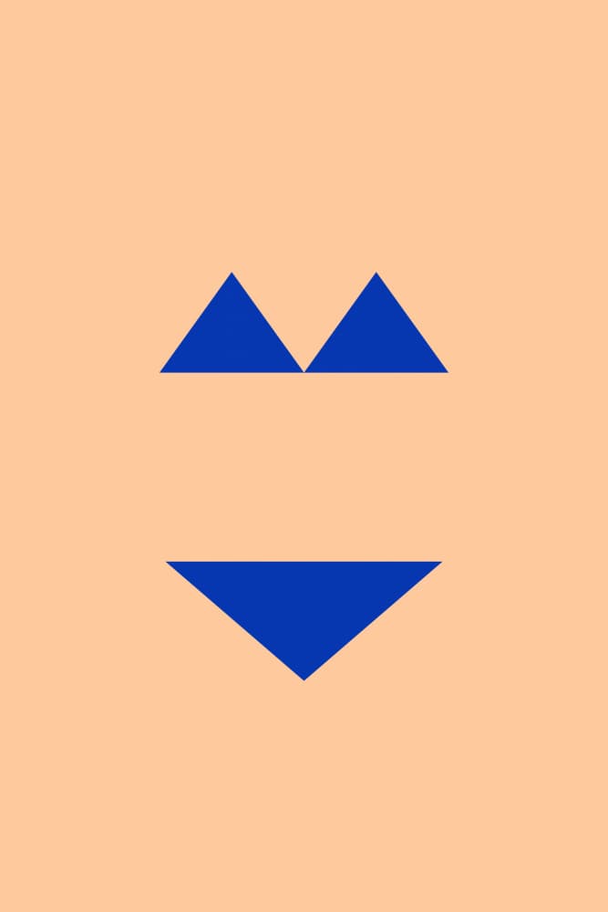 Minimalist Blue Bikini by Nilesh Kulkarni — canvas wall art