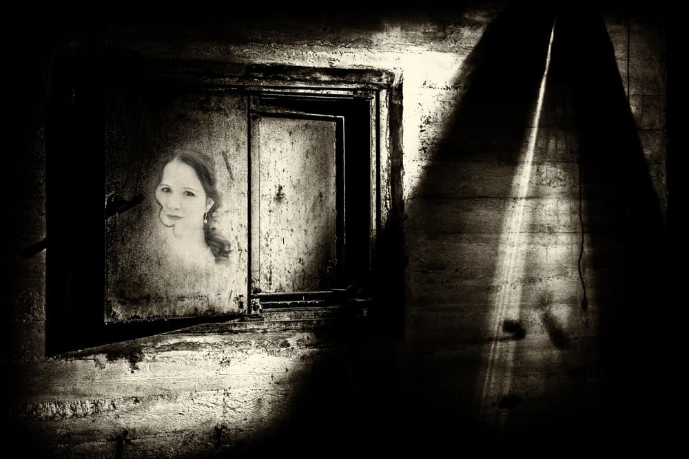 Mysterious Faded Portrait by Gilbert Claes — canvas wall art