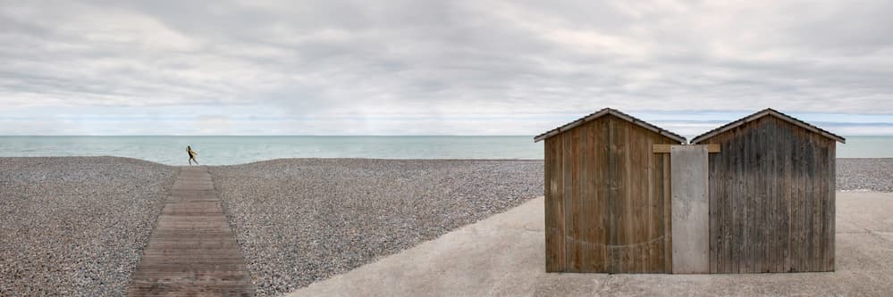 Coastal Path Serenity by Gilbert Claes — canvas wall art