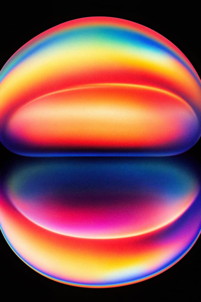Ethereal Rainbow Glow by Minorstep — canvas wall art