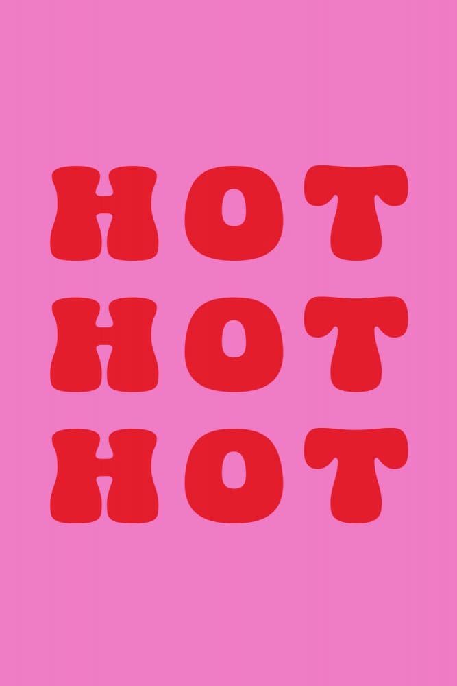 Hot Hot Hot by Karen Menzenbach — canvas wall art