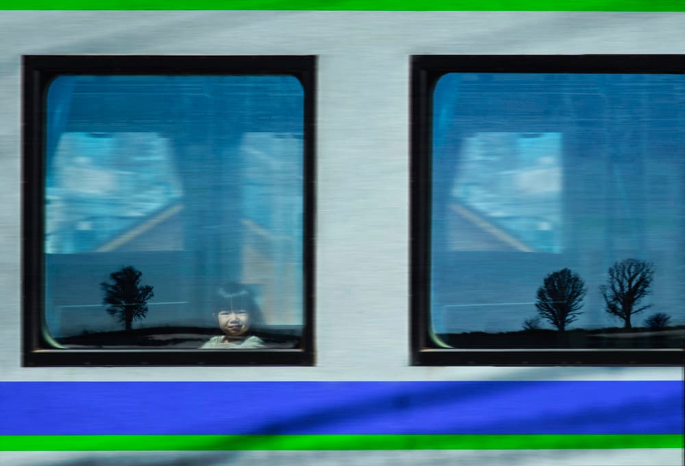 Child's Train Journey by Ekkachai Khemkum — canvas wall art