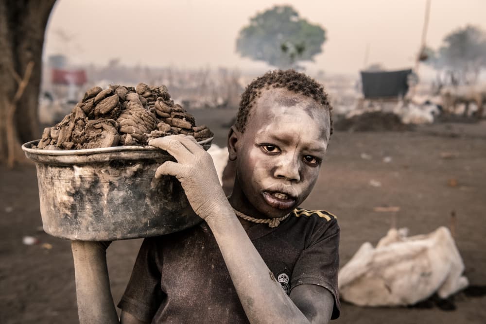 Dusty African Child by Trevor Cole — canvas wall art