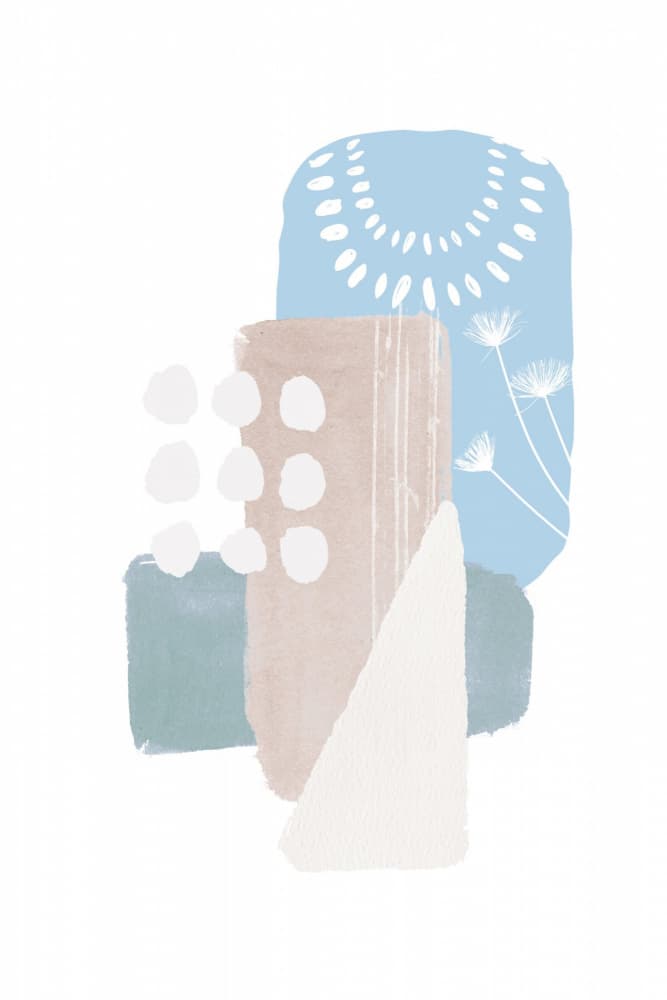 Calm Abstract Botanicals by Sally Ann Moss — canvas wall art