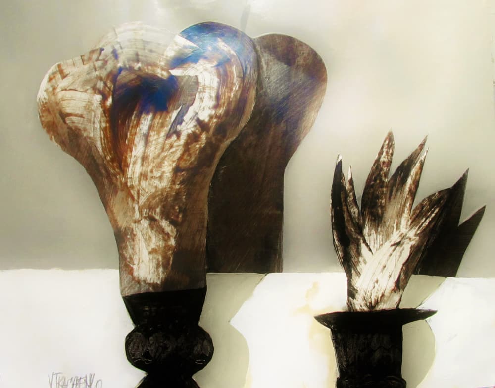 Modern Organic Forms by Victor Tkachenko — canvas wall art