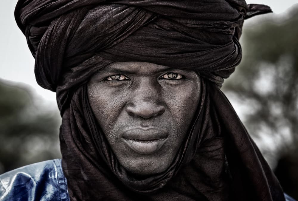 Intense African Portrait by Joxe Inazio Kuesta Garmendia — canvas wall art
