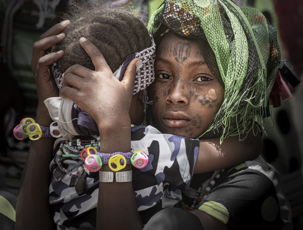 African Faces Connection by Elena Molina — canvas wall art