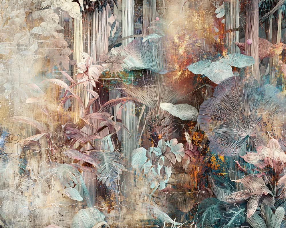 Moody Botanical Jungle by Rafal Kulik — canvas wall art