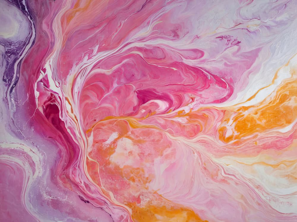 Vibrant Fluid Swirls by Alpenglow Workshop — canvas wall art