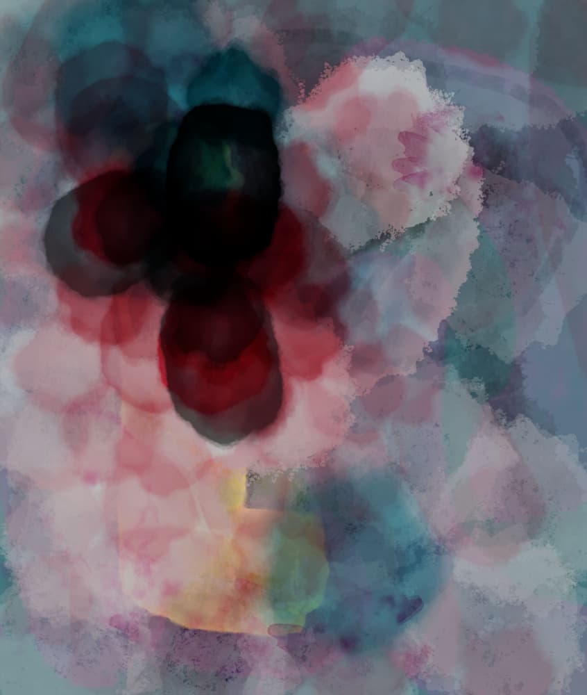 Abstract Dream Bloom by Pelin Atilla — canvas wall art