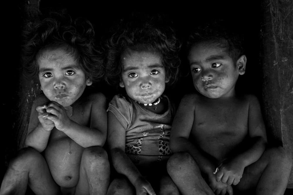 Three Young Faces by Joao Galamba — canvas wall art