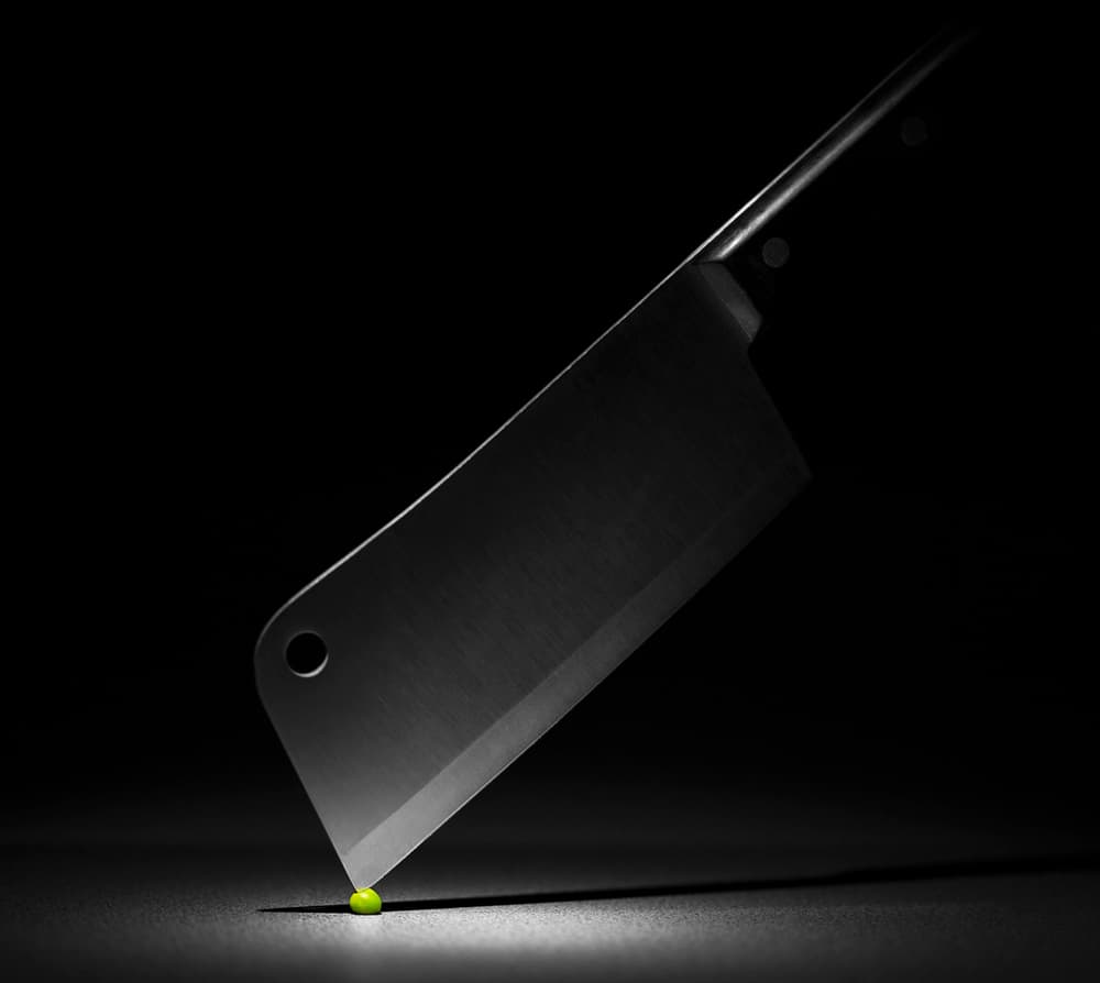Precision Cleaver Balance by Wieteke de Kogel — canvas wall art