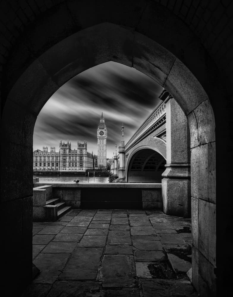 London Archway View by Catherine Wang — canvas wall art