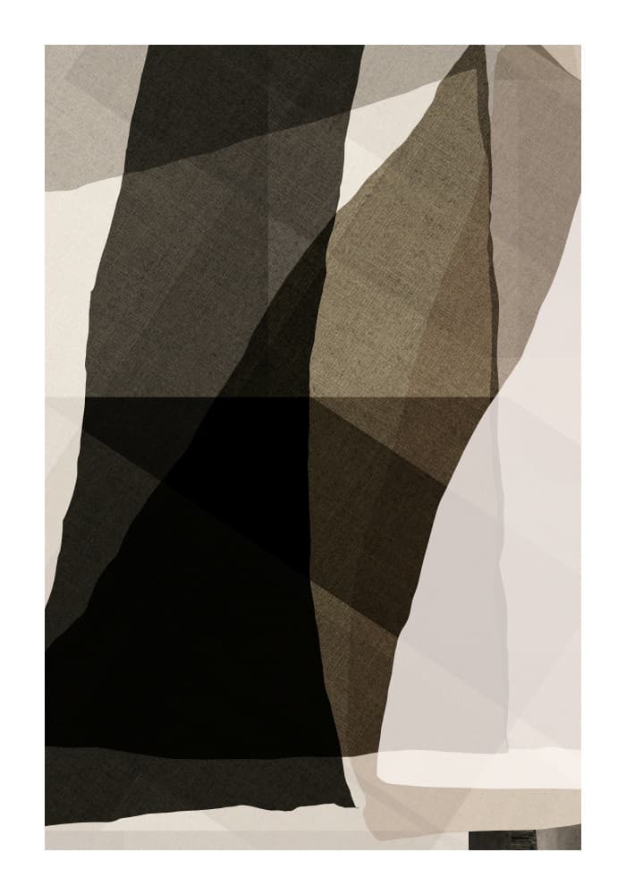 Abstract Neutral Layers by cartissi — canvas wall art