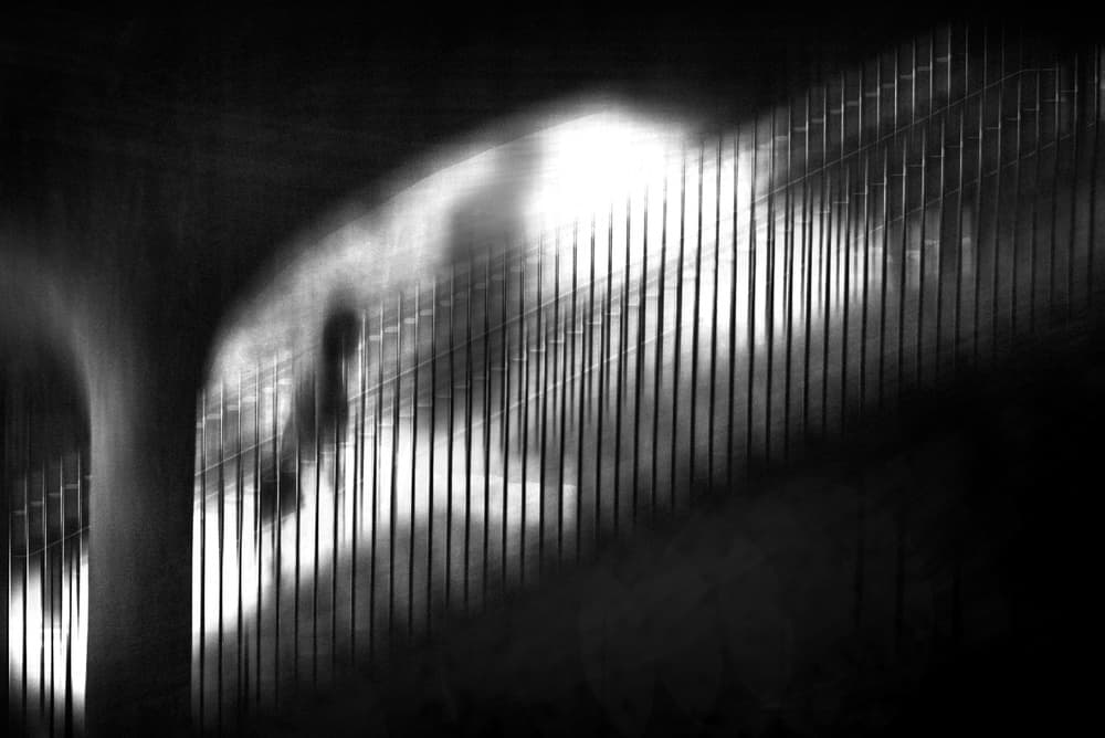 Mysterious Urban Figure by Teruhiko Tsuchida — canvas wall art