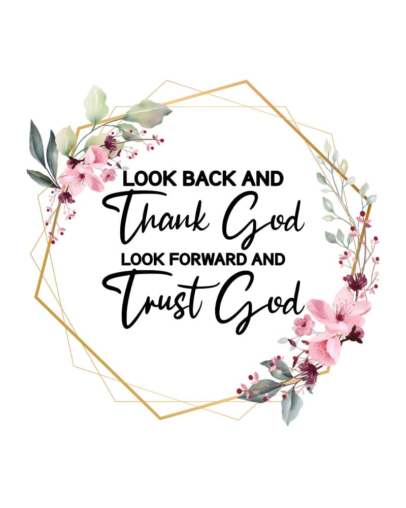 Thank God Trust God by Alva Jumath — canvas wall art