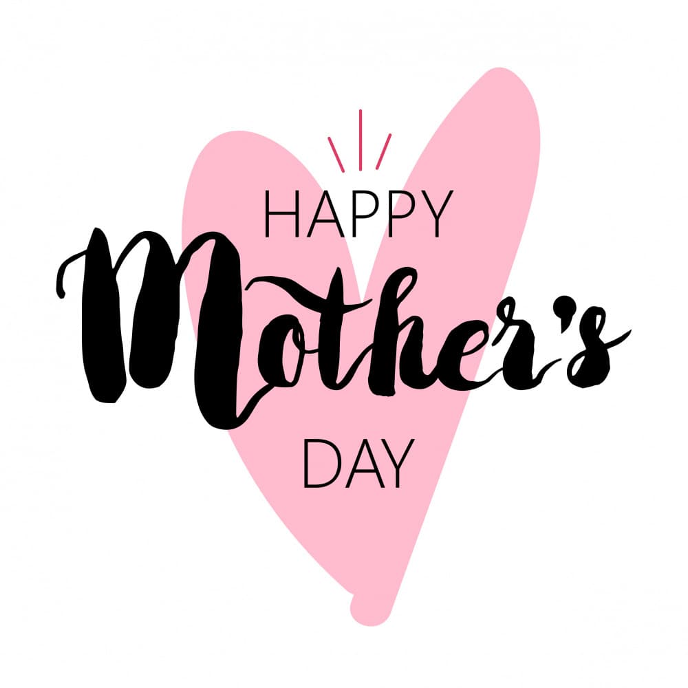 Happy Mother's Day Heart by Marika Barsrsind β canvas wall art