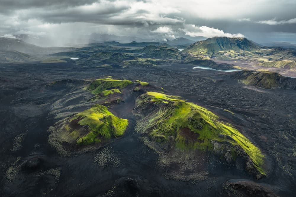 Icelandic Moss Lava Field by Jacek Swiercz — canvas wall art
