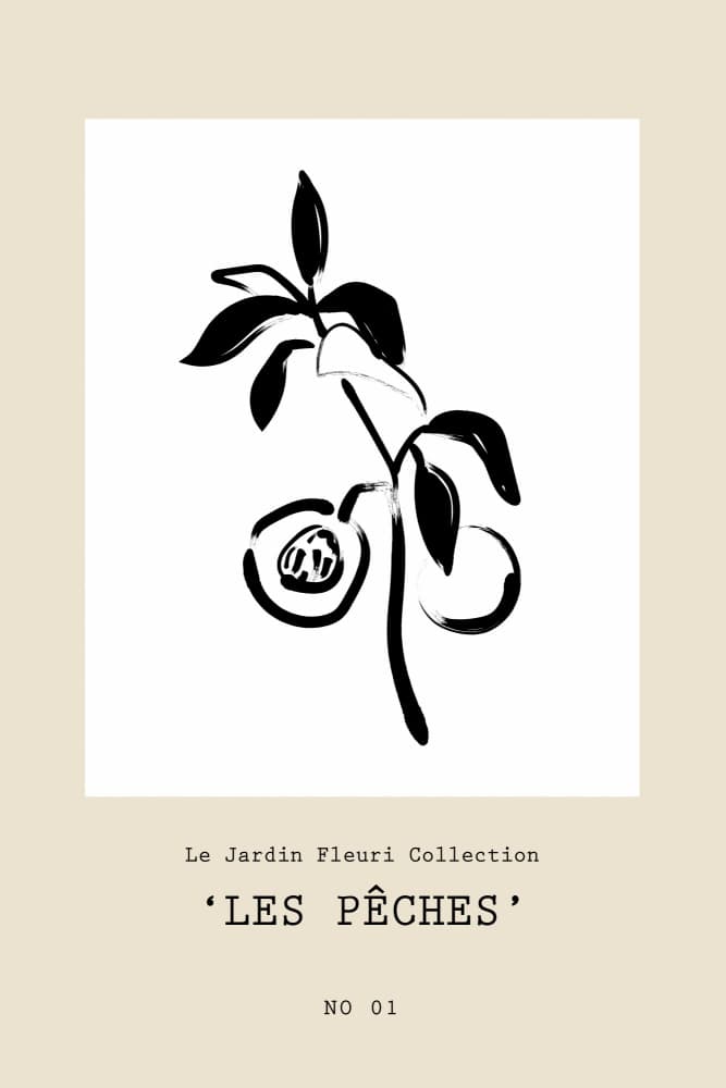 Les Pêches by Treechild — canvas wall art