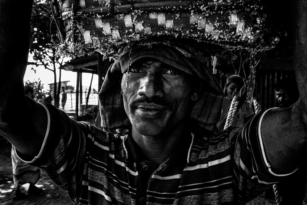 Man's Intense Gaze by Joxe Inazio Kuesta Garmendia — canvas wall art
