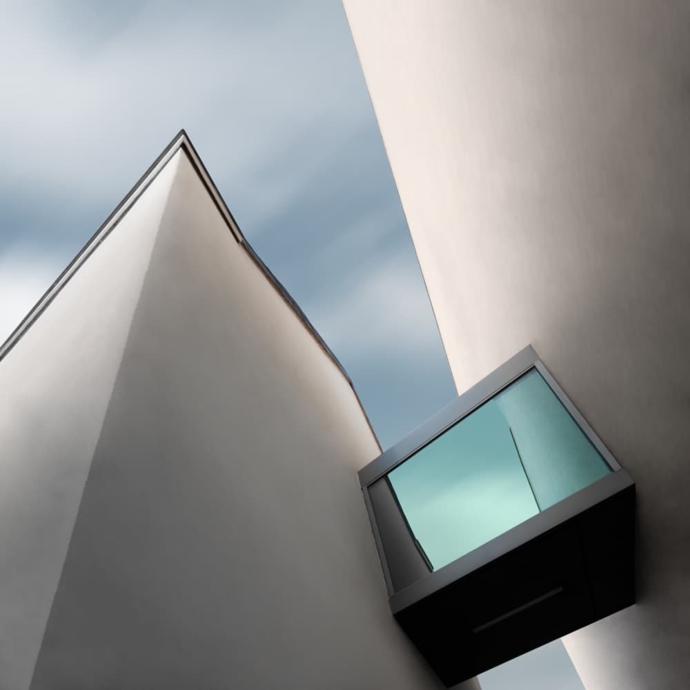 Modern Architectural Geometry by Gilbert Claes — canvas wall art