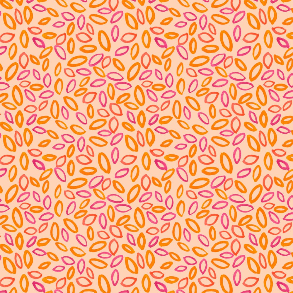 Warm Abstract Petal Pattern by Michele Channell — canvas wall art