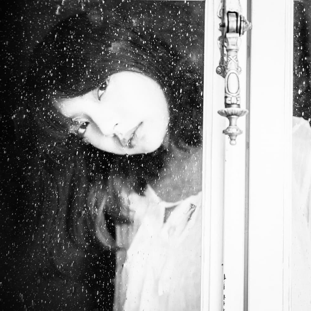 Rainy Window Gaze by TORU MATSUNAGA — canvas wall art