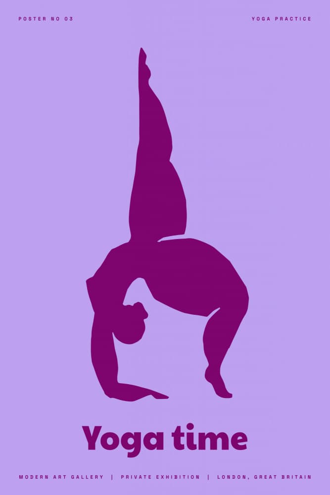 Yogatime by Treechild — canvas wall art