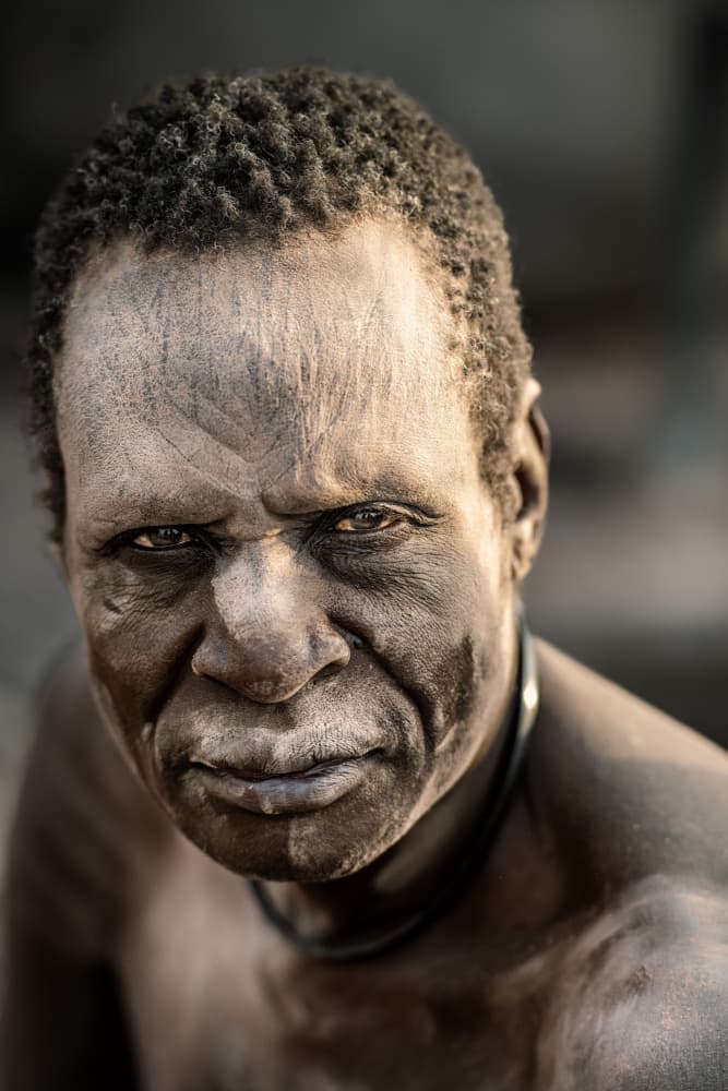 Intense Tribal Gaze by Trevor Cole — canvas wall art