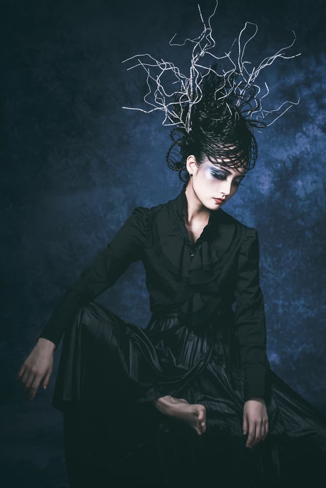 Dark Fashion Portrait by Daisuke Kiyota — canvas wall art