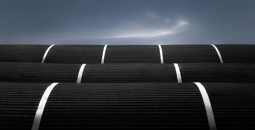 Dark Stacked Minimalism by Marc Huybrighs — canvas wall art