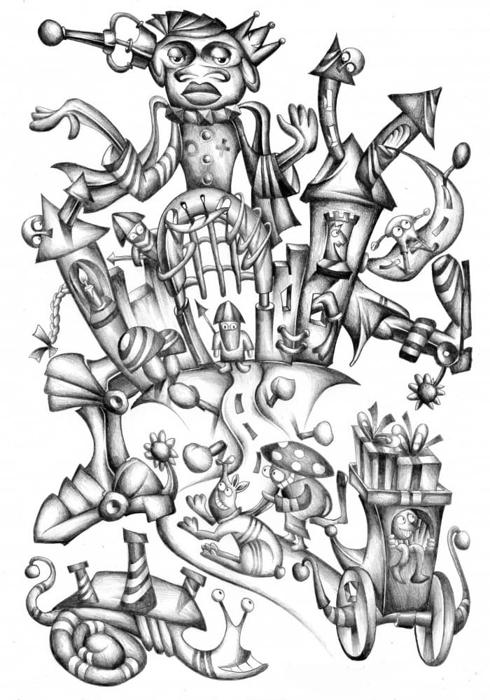 Whimsical Fantasy Kingdom by Kulik — canvas wall art