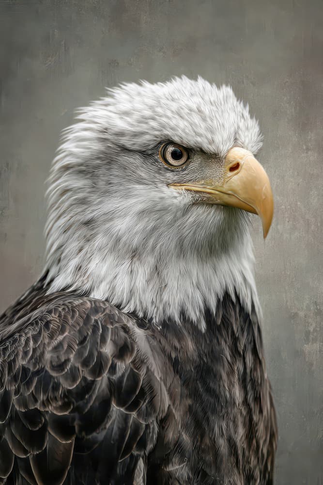 Majestic Bald Eagle by Rafal Kulik — canvas wall art