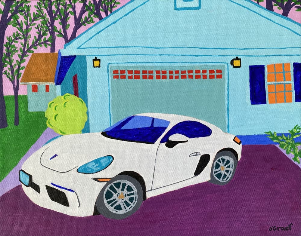 Porsche by Sue Graef — canvas wall art