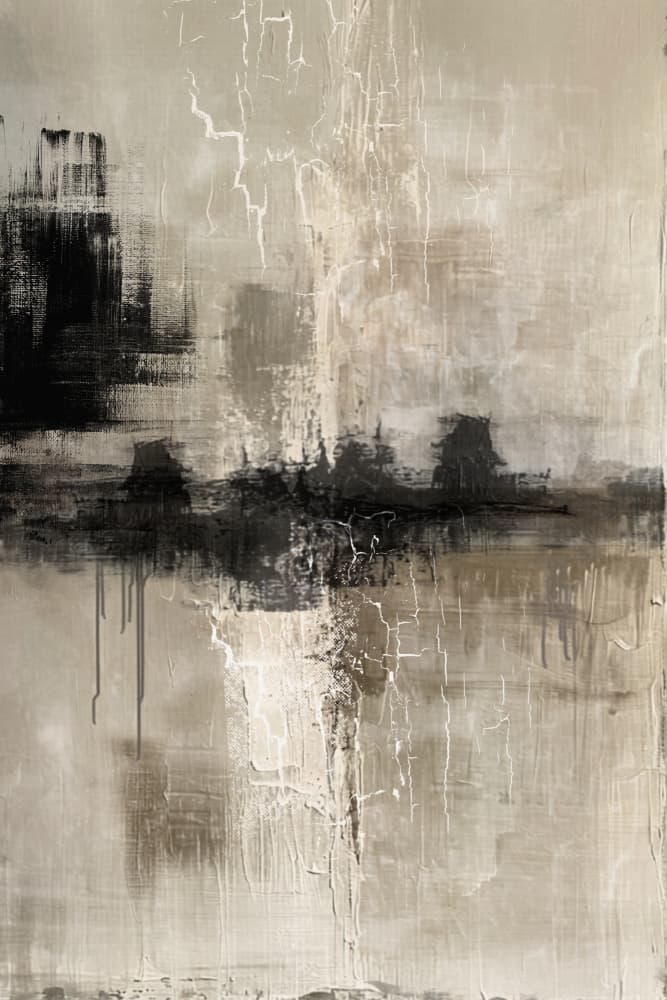 Distressed Urban Abstract by Sally Ann Moss — canvas wall art