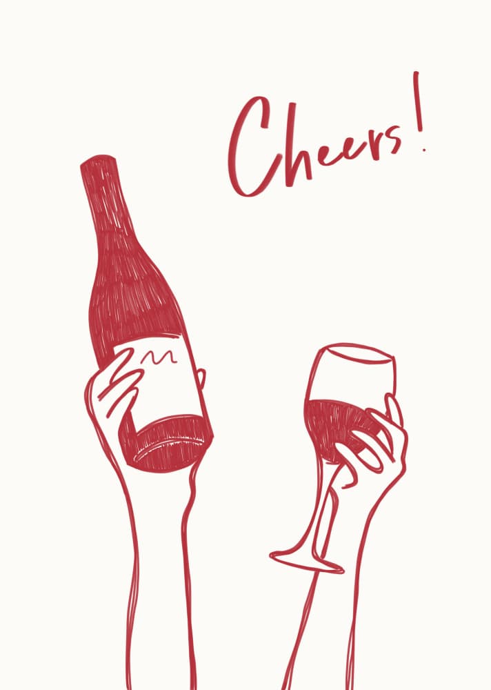 Cheers Wine Celebration by Rio Soléy — canvas wall art