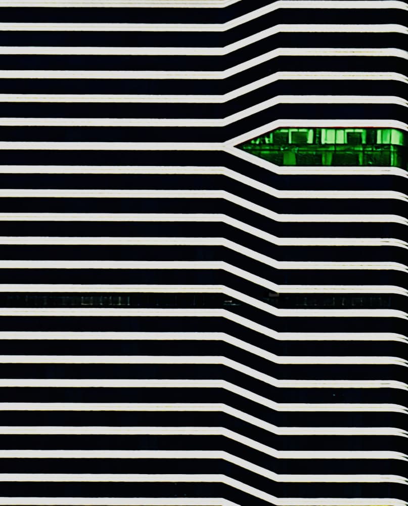 Modern Green Eye Building by Arnon Orbach — canvas wall art