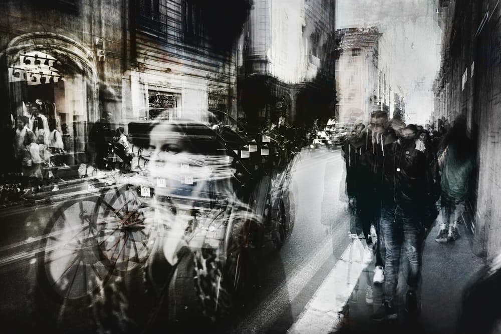 Urban Motion Dream by Antonio Grambone — canvas wall art
