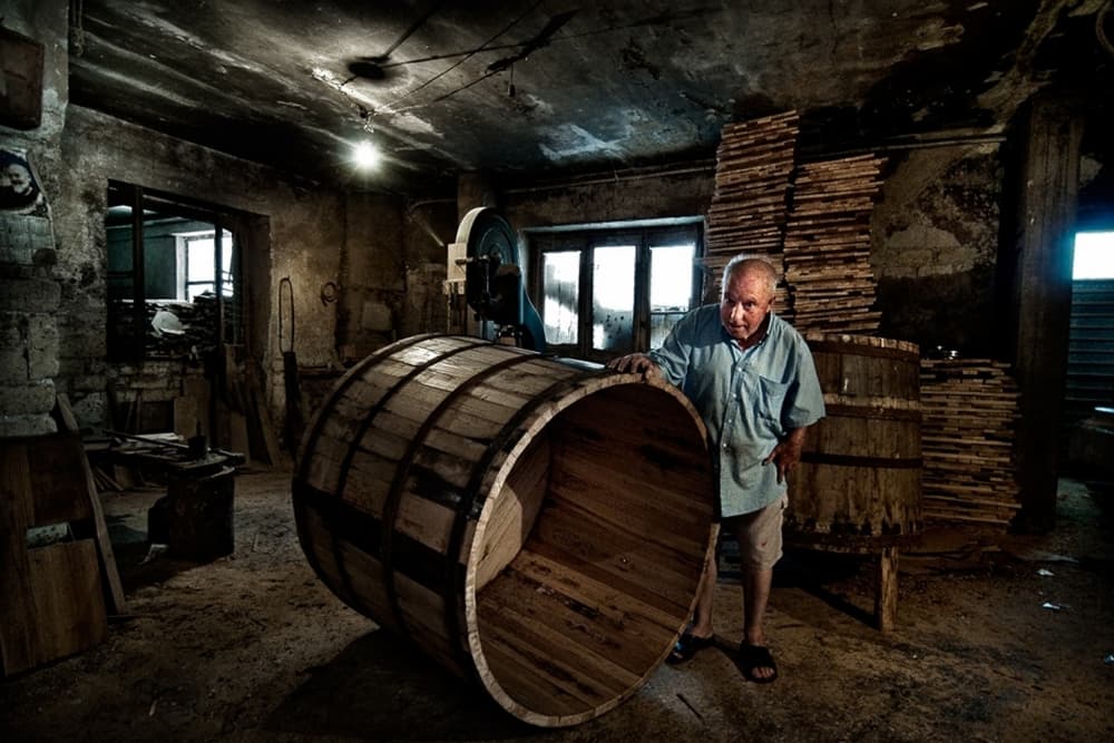 Artisan Barrel Maker by Antonio Grambone — canvas wall art