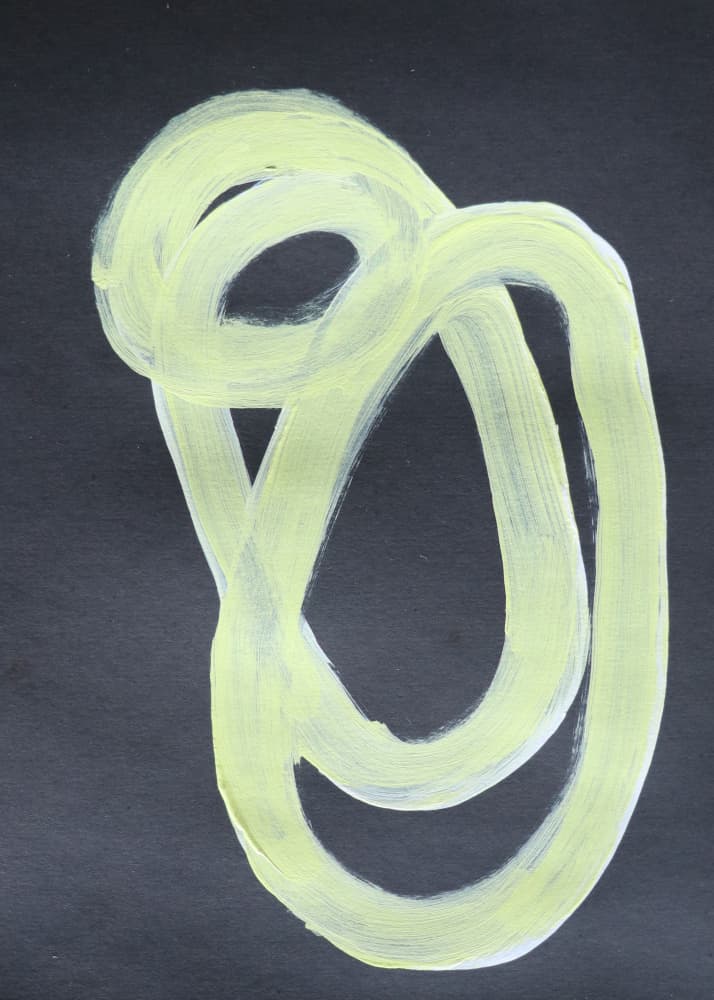 Luminous Curved Forms by Santhosh ch — canvas wall art