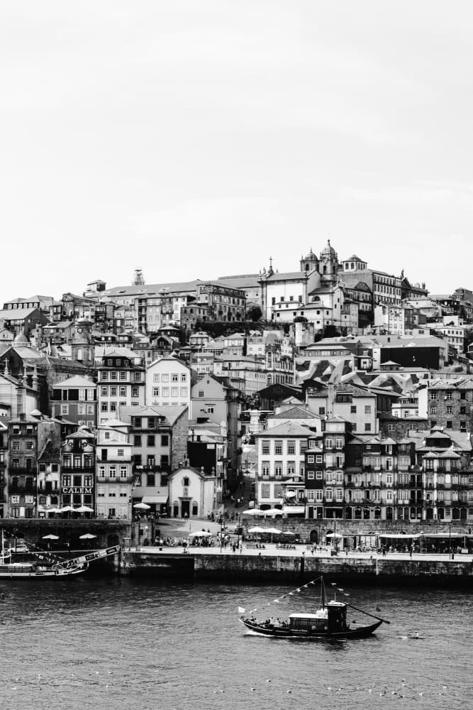 Historic Porto River View by Aimee Giles — canvas wall art