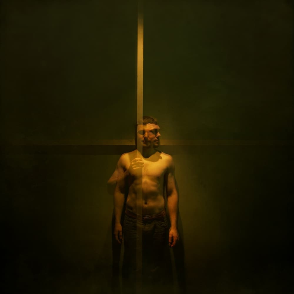 Man In Light Cross by Yaroslav Vasiliev-Apostol — canvas wall art