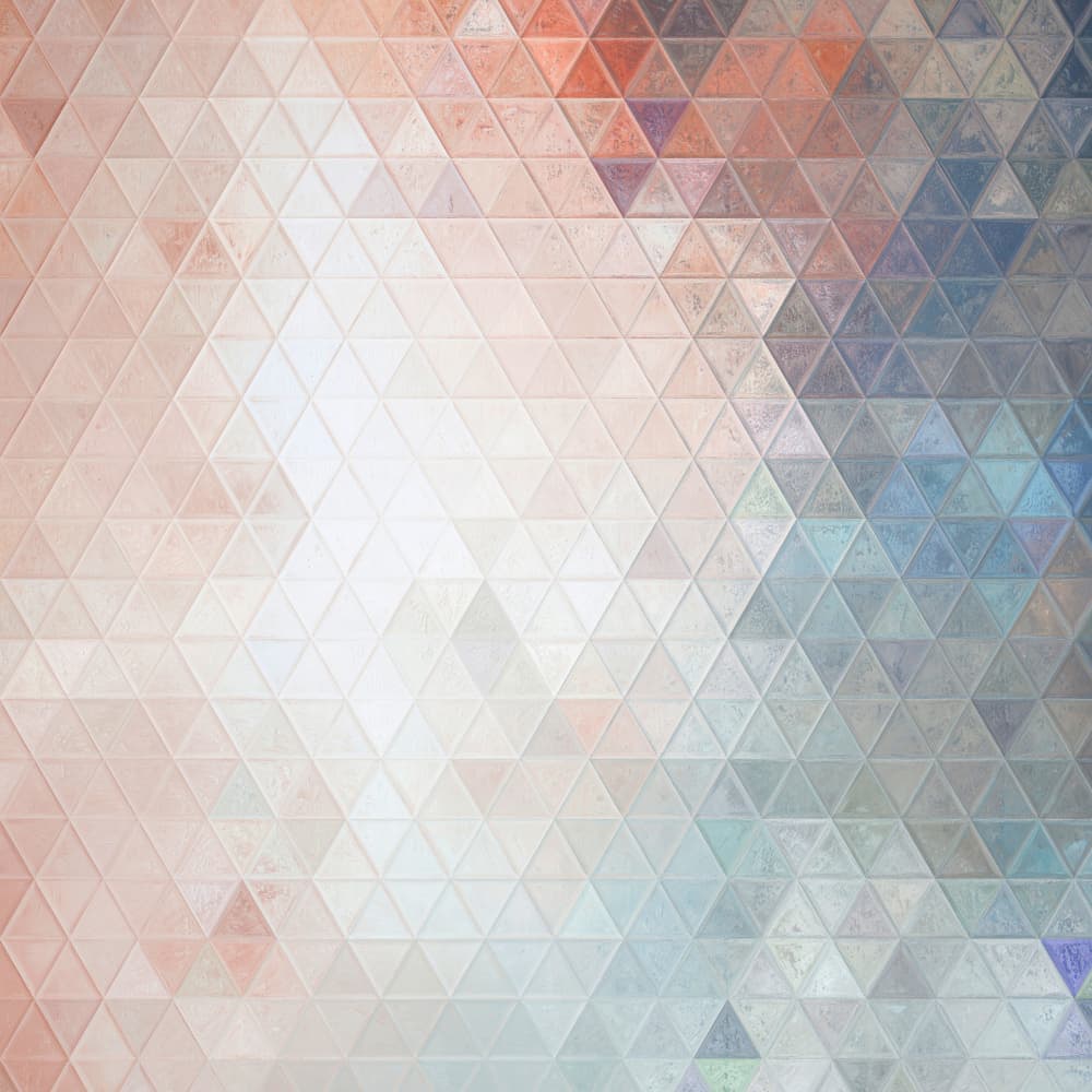 Geometric Color Shift by Justyna Jaszke — canvas wall art