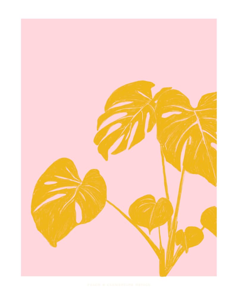 Pandc Houseplant Copy by Jenny Liz Rome — canvas wall art