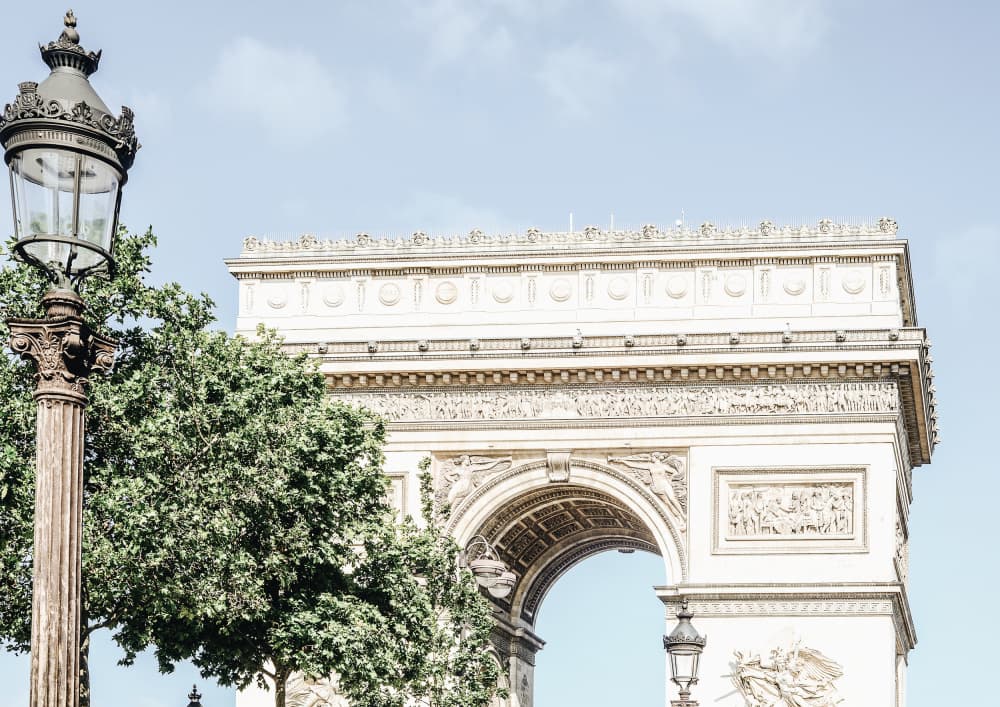 Grand Parisian Arch by Talitha McQueen — canvas wall art