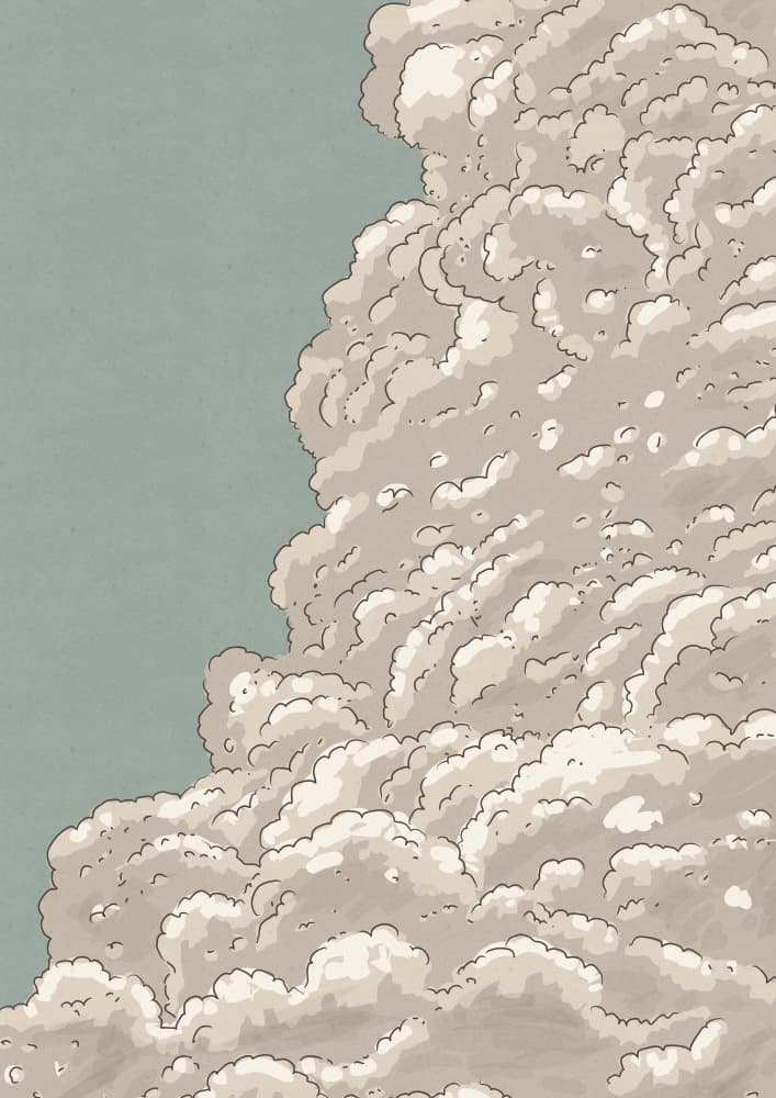 Dreamy Cloud Formations by Nicholas — canvas wall art