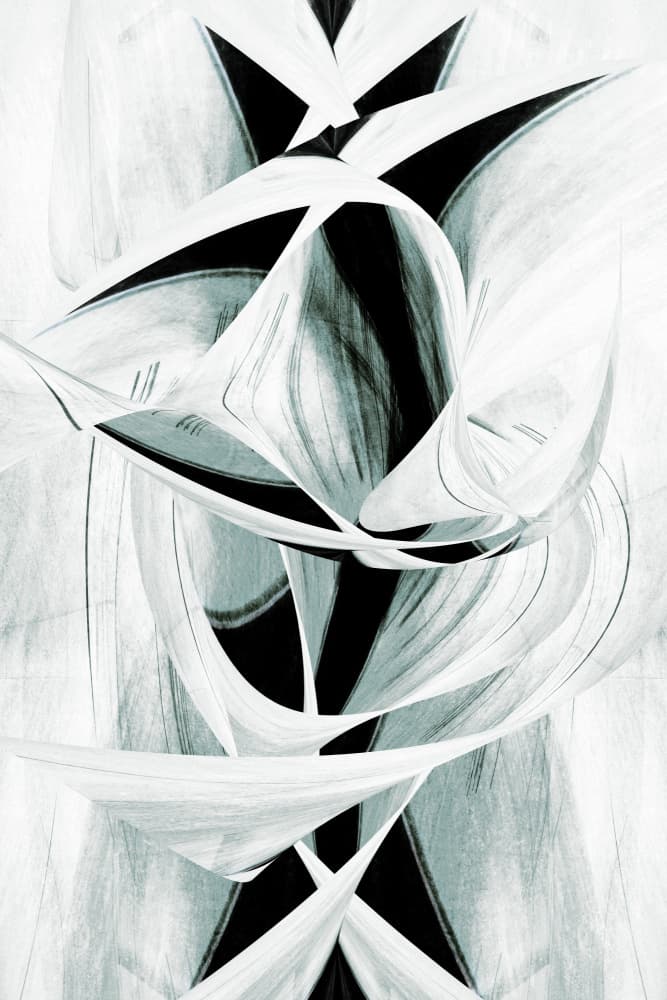 Flowing Abstract Forms by Christina Sillen — canvas wall art