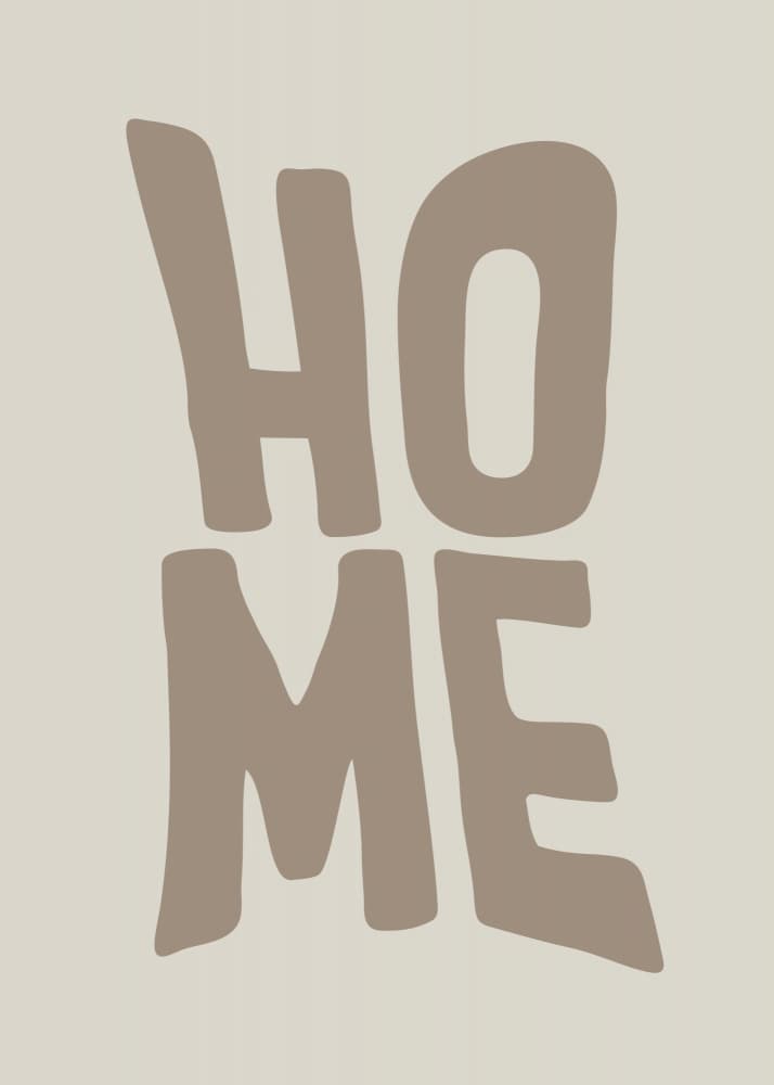 Warm Home Word by Andreas Magnusson — canvas wall art